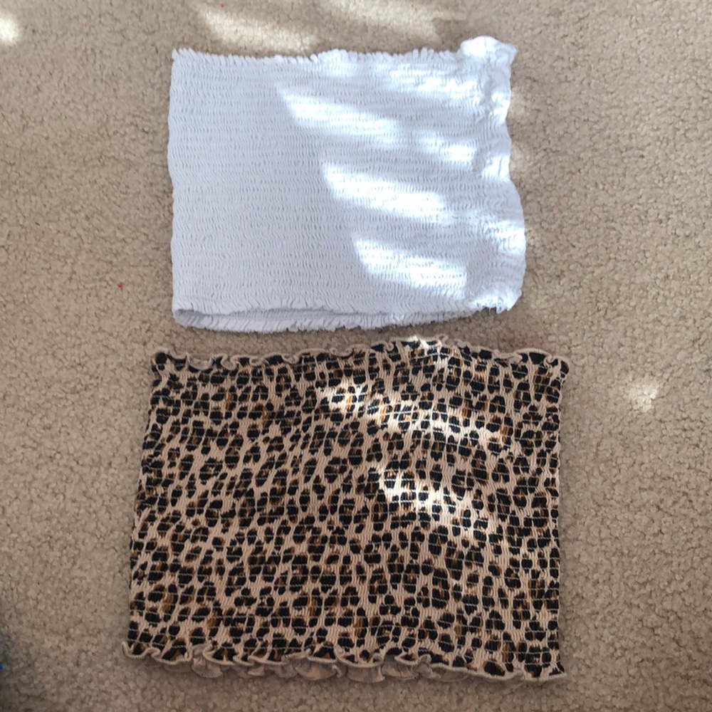 Ruched Tube/Strapless Top